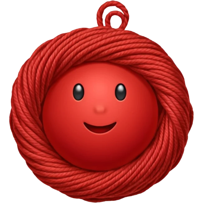 red ball of yarn emoji