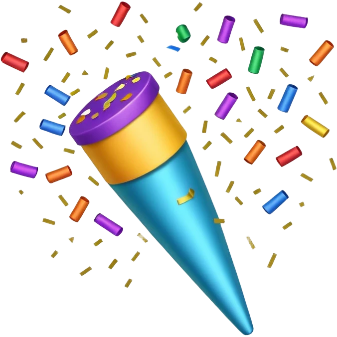 party popper emoji emoji