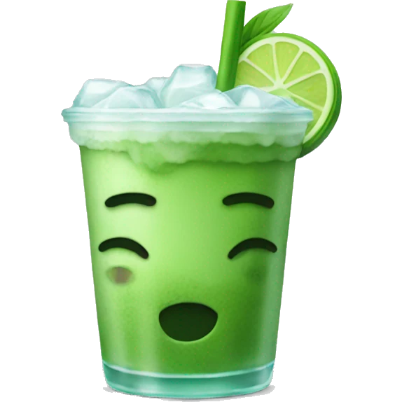 Iced Matcha  emoji