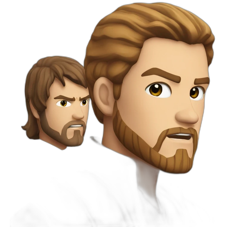 Anakin vs obi-wan battle ep 3 emoji