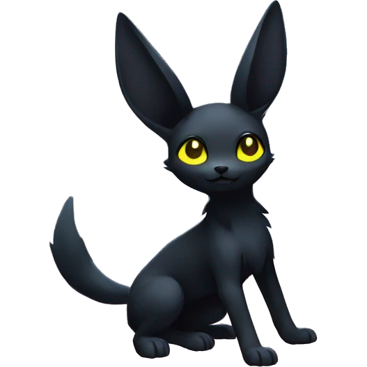 Lunar Nebula Umbreon full body emoji