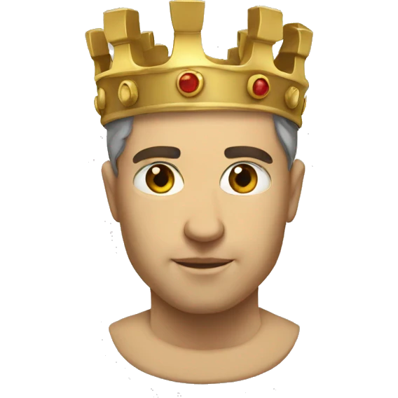 Julius Caesar crown emoji