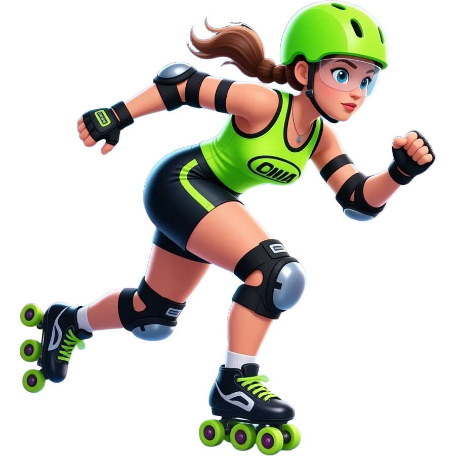 roller derby player emoji