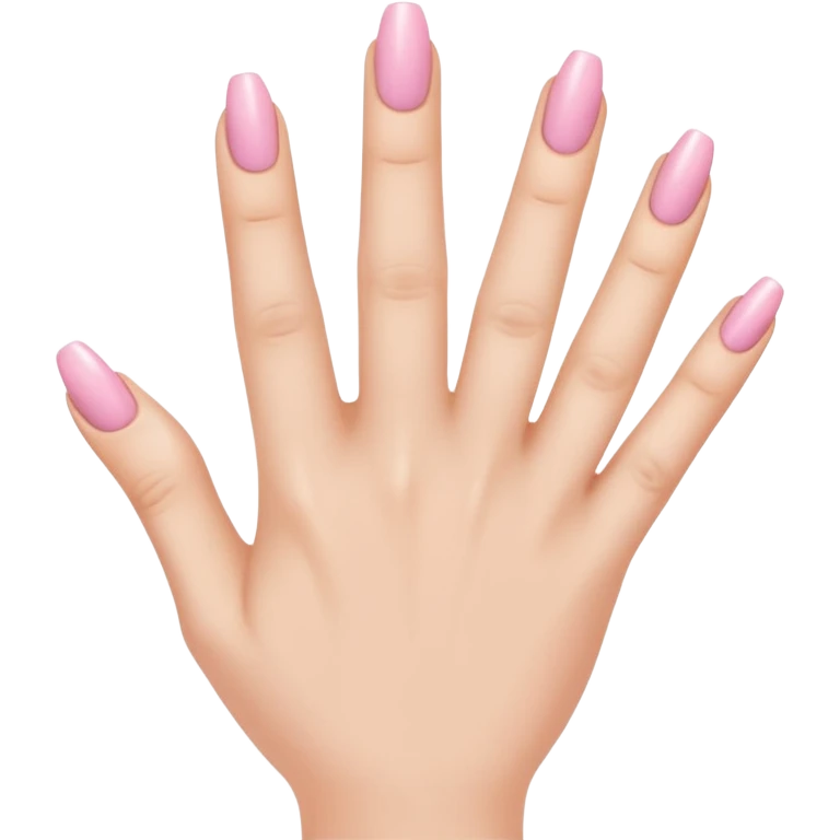 Light pink nails emoji