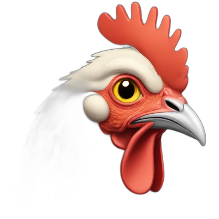 blind chicken emoji