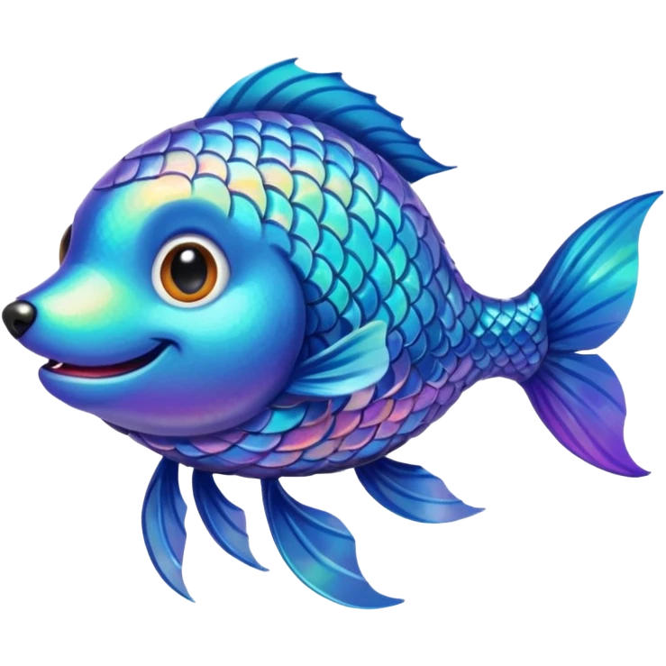 un chien poisson emoji