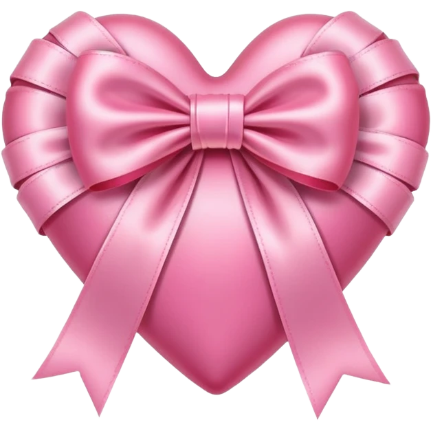 cute heart wrapped in pretty bows emoji