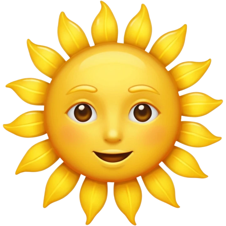 Attitude sun emoji