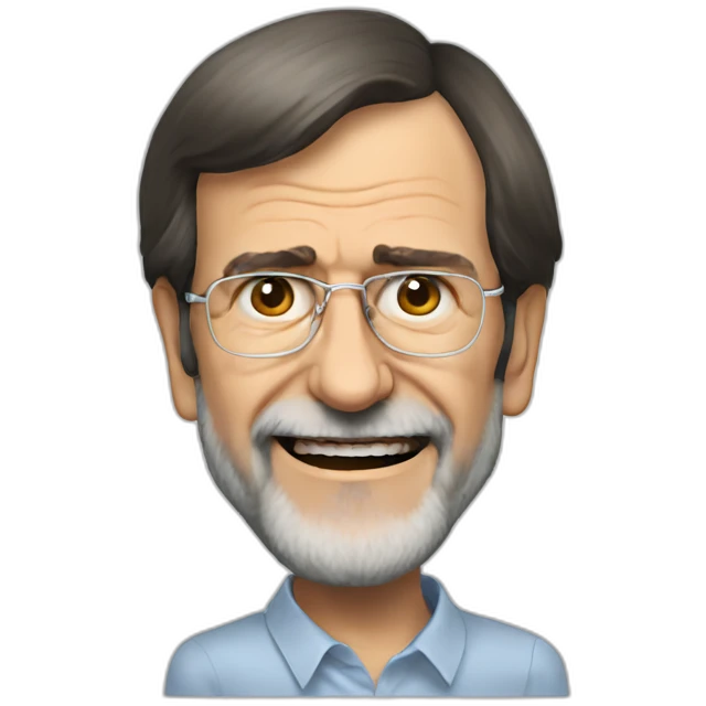 Rajoy on acid emoji
