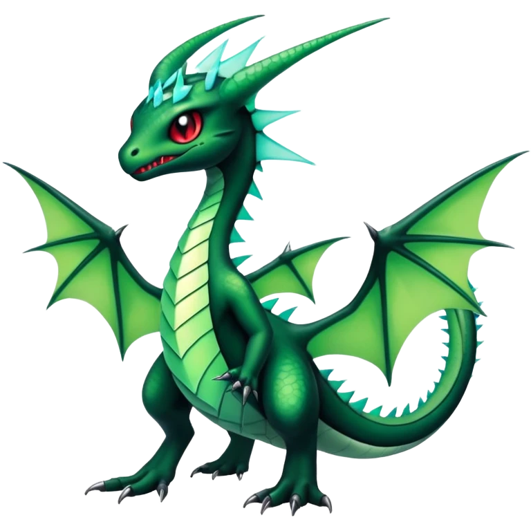 Punk’ish Edgy Badass Dark Gothic Flygon-Aurorus-Amaura-Hybrid-Creature emoji