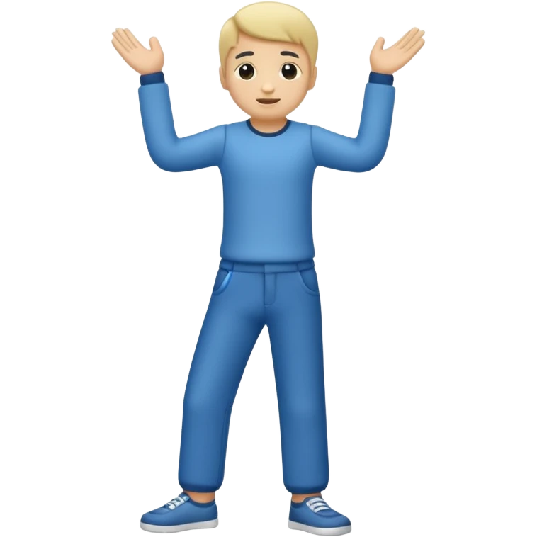 A little guy with no limbs but legs with pants ☺️👖 emoji