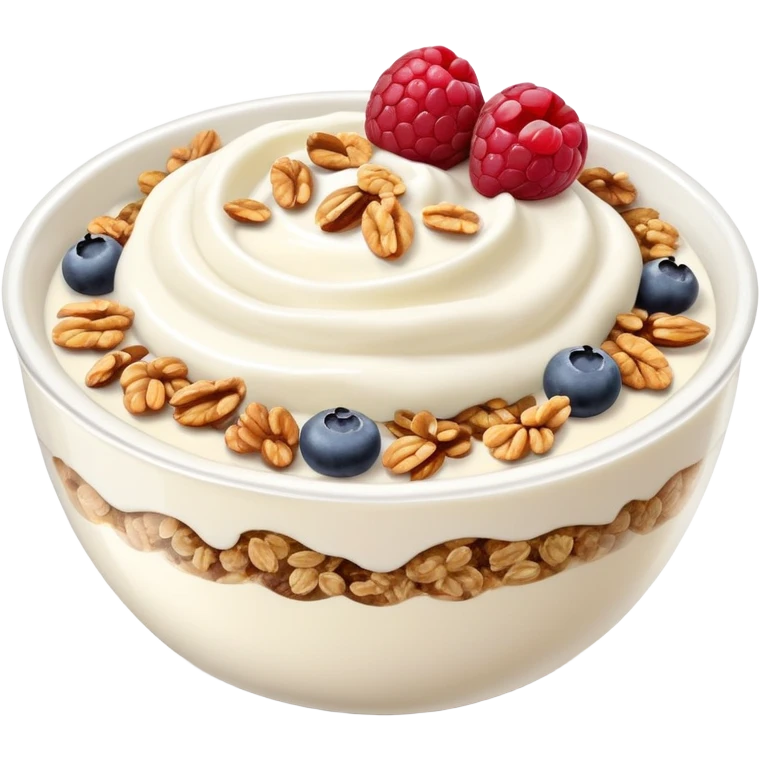 Greek yogurt bowl emoji