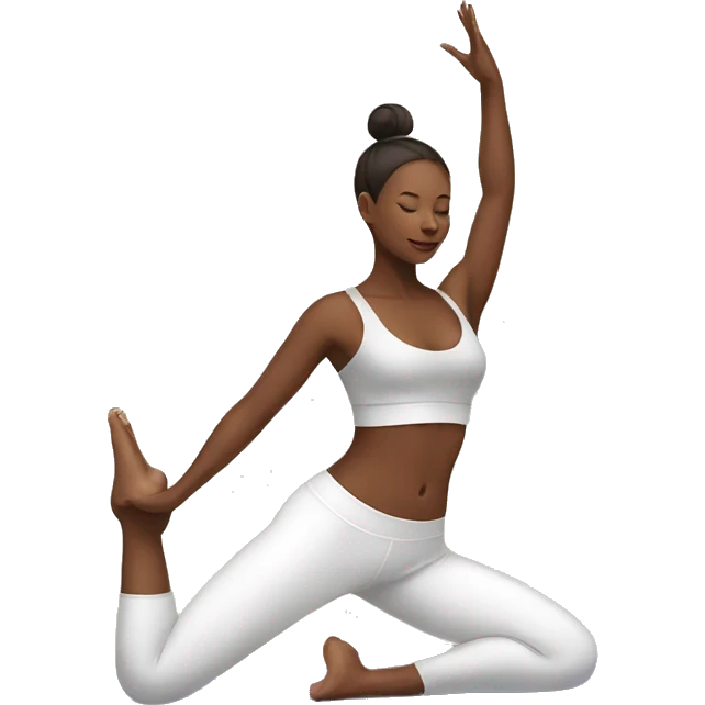 yoga woman emoji