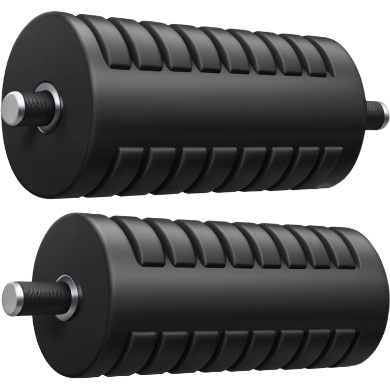 Black foam roller emoji