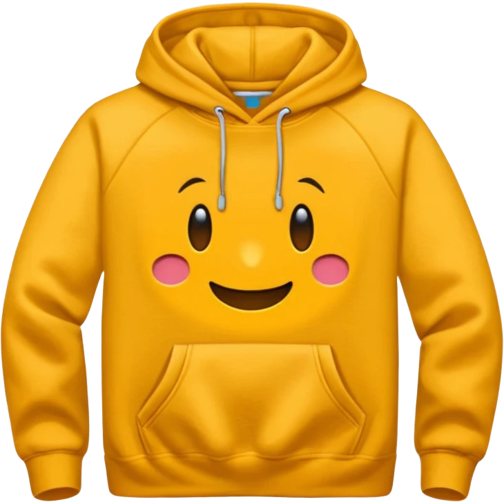 erstelle mir nur einen kapuzenpullover in uni und ohne mensch emoji