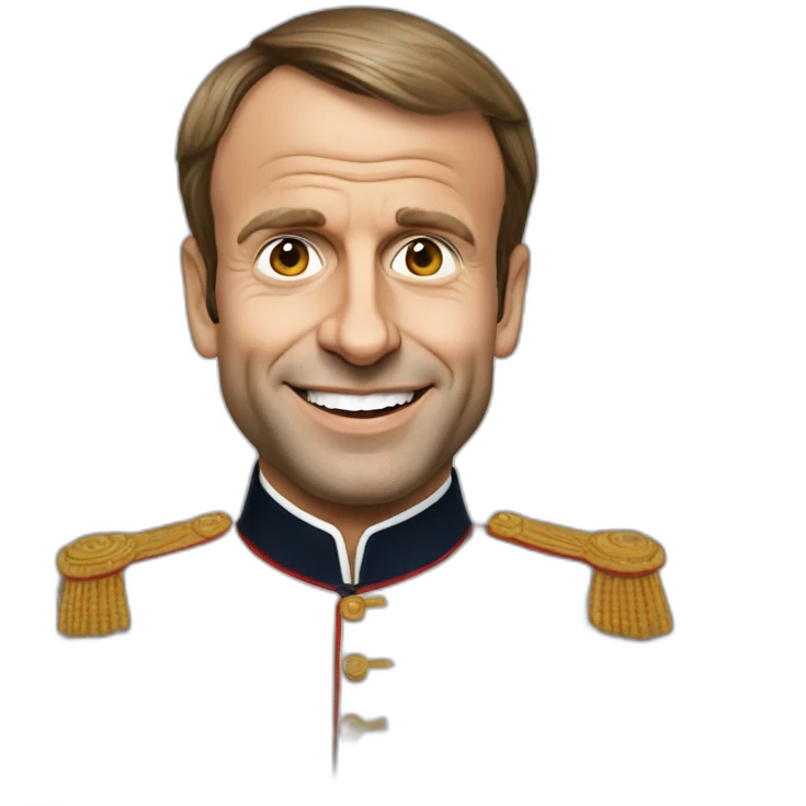 Président Macron en Indien emoji