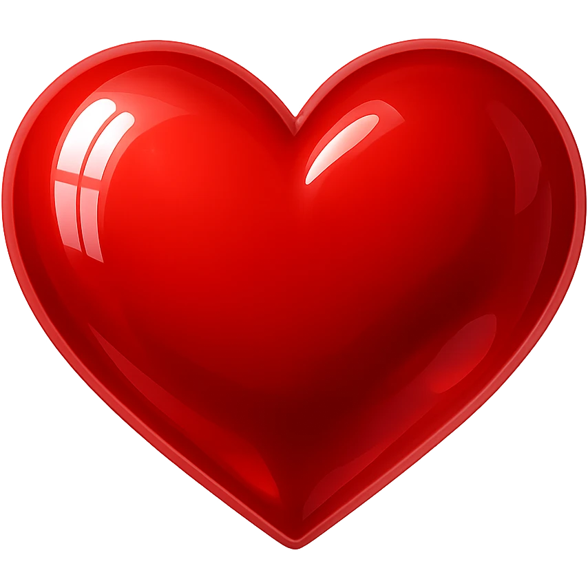 shiny heart emoji