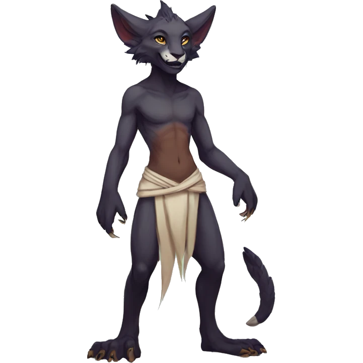 Anthro Vernid by LiLaiRa full body emoji
