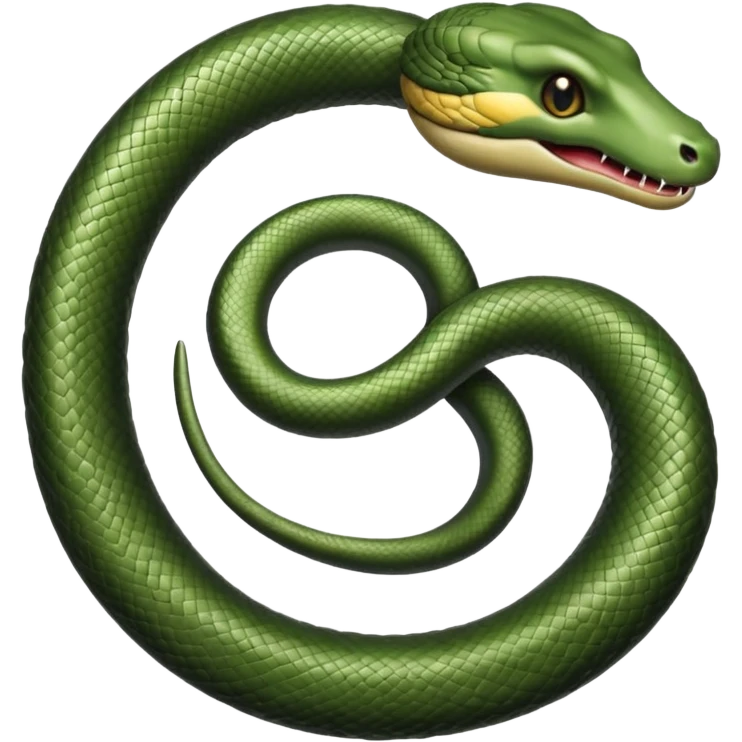 Ouroboros snake emoji