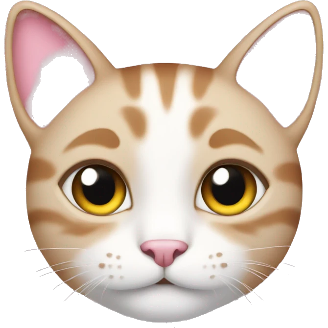 Cat pink emoji
