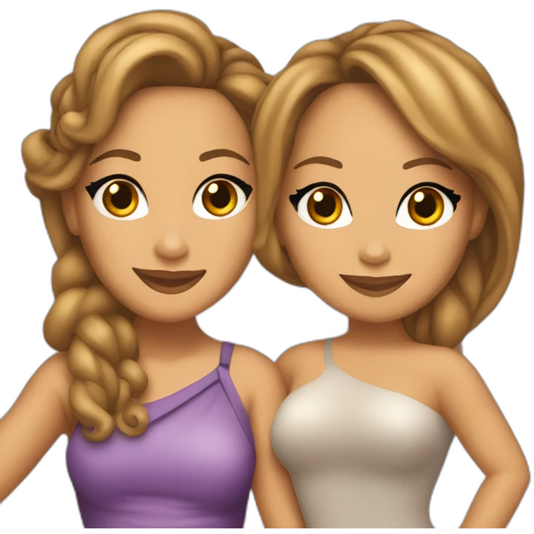 Jennifer Lopez and Mariah Carey emoji