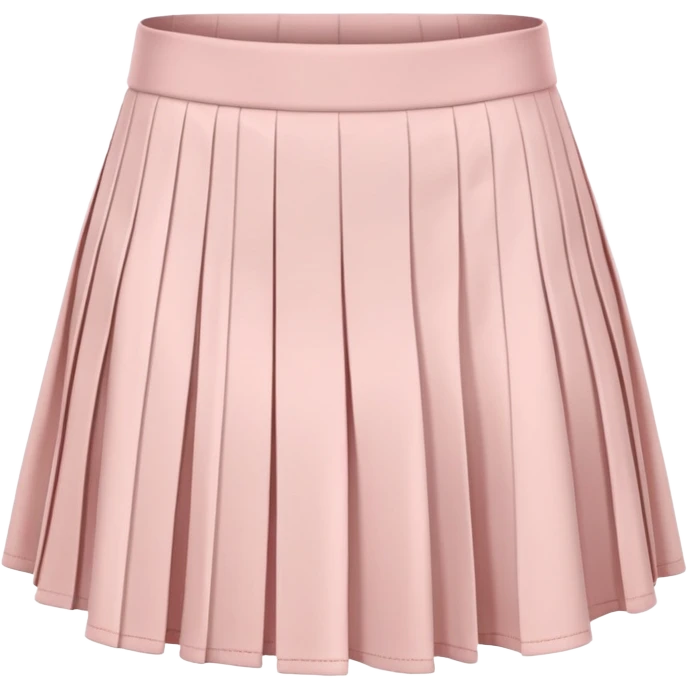 Powder pink tennis skirt emoji