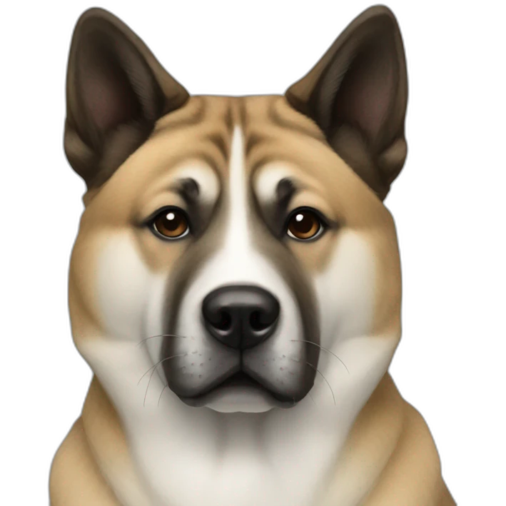 Akita brindle emoji