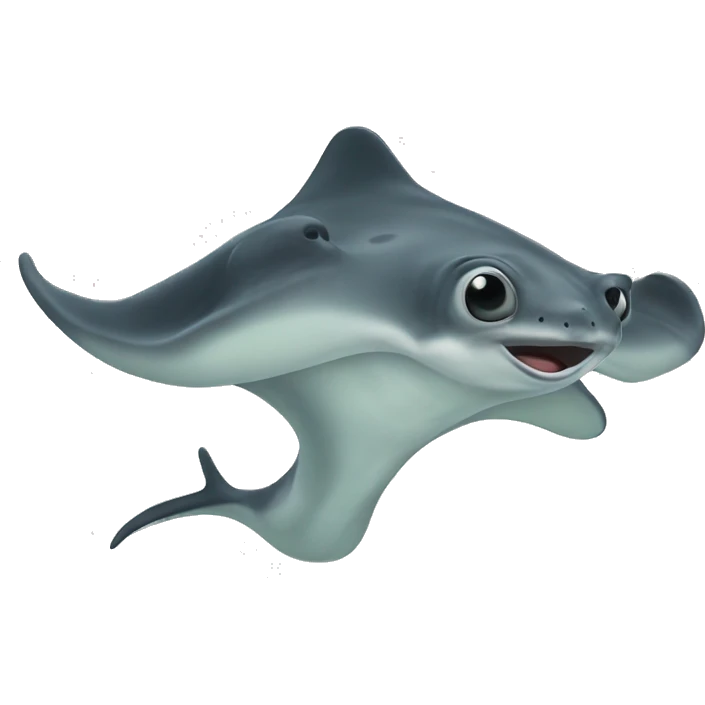 Sting ray jumping  emoji