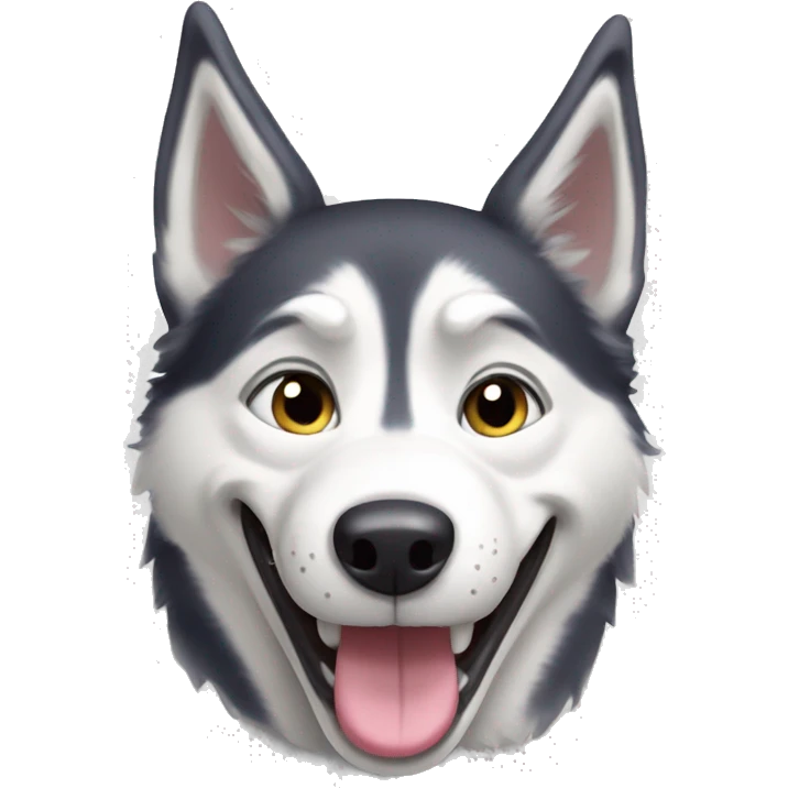 Happy Husky  emoji