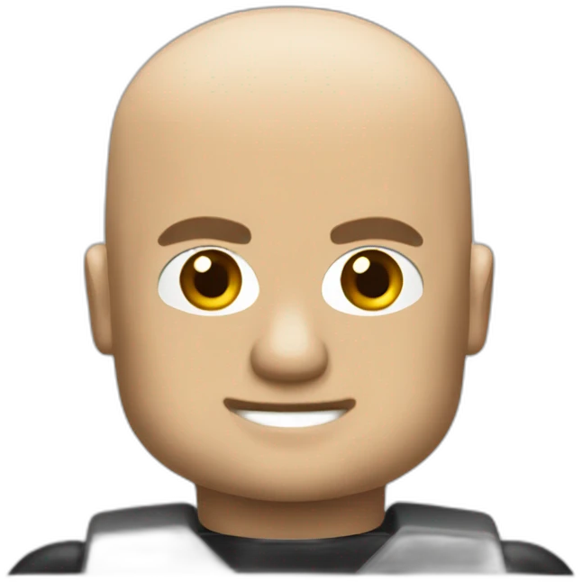 Lego bald emoji