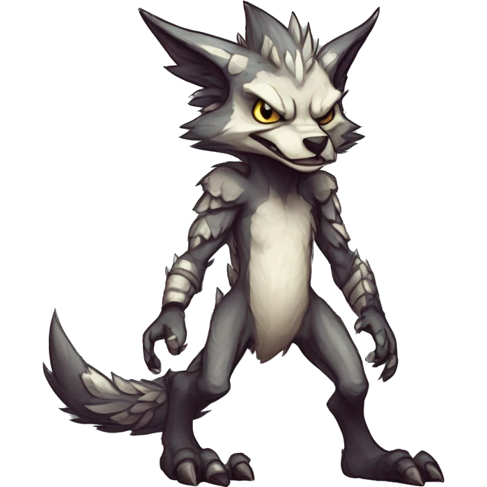 Cute Protogen-vernid-sergal-wickerbeast by griffsnuff & LiLaiRa & Falvie full body  emoji