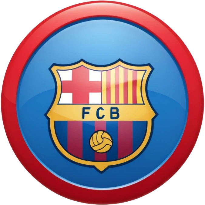 Fc Barcelona logo imoji emoji