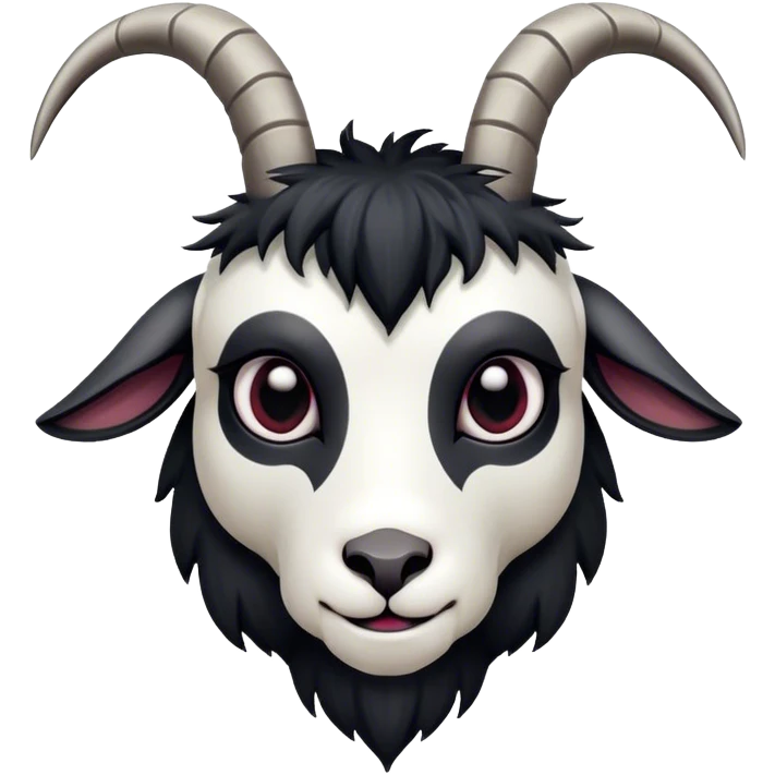 Gothic goat emoji