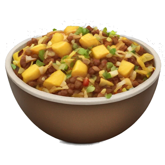 Chipotle bowl emoji