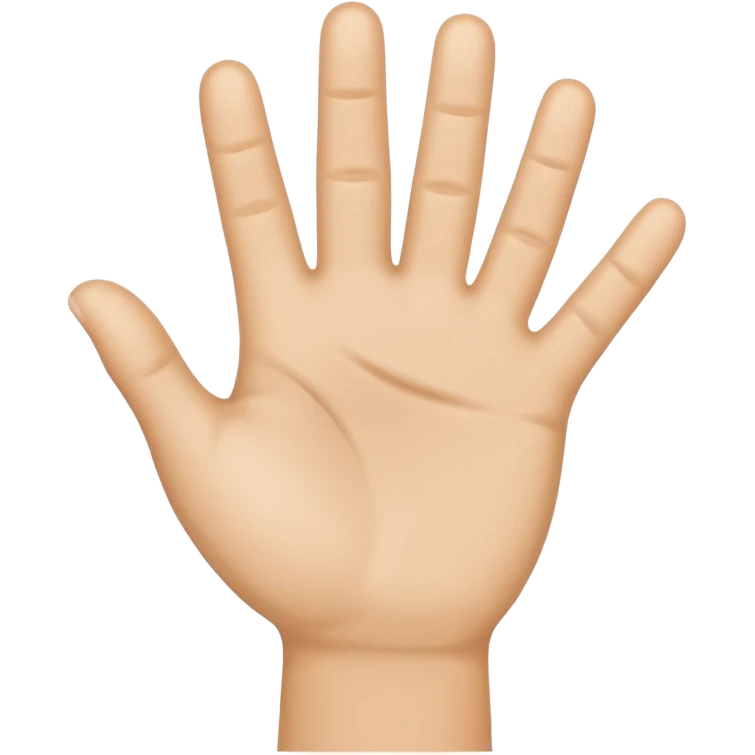 fingers of the hand waving emoji emoji
