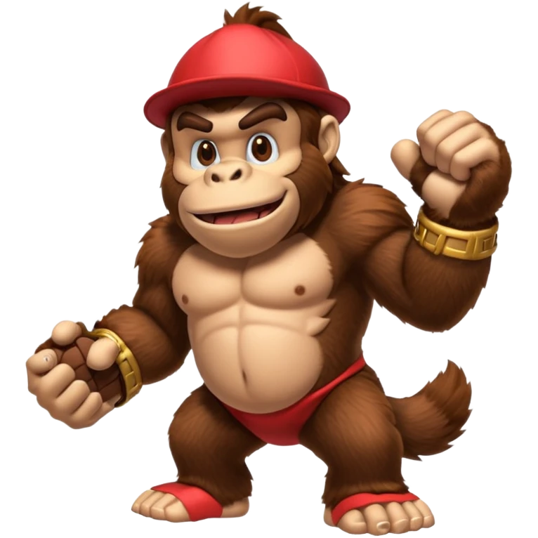 donkey kong making 👌 emoji