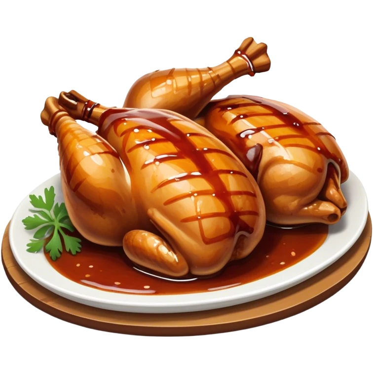 Bbq chicken emoji