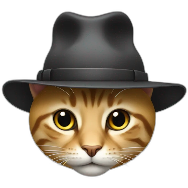 HaCat in a hat emoji