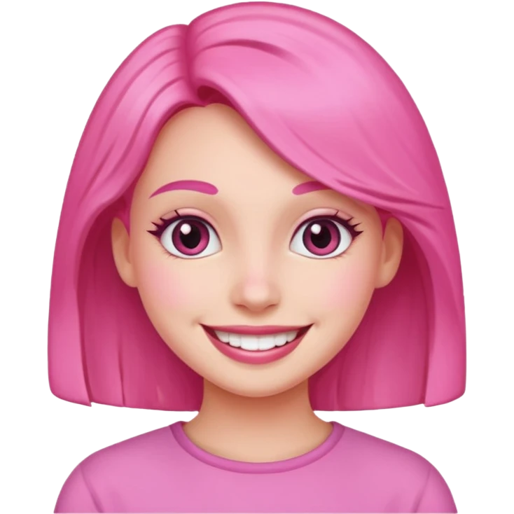 Pink girl new followers emoji