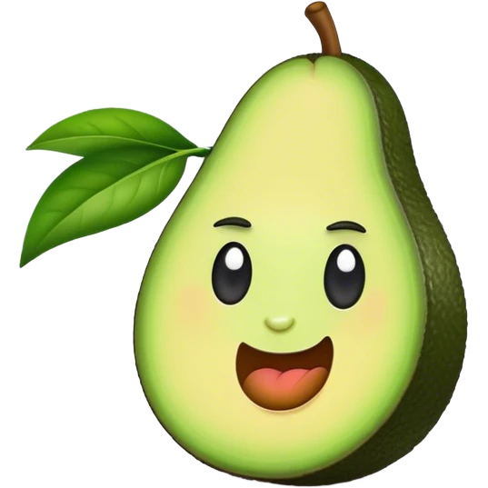 Sassy avocado  emoji