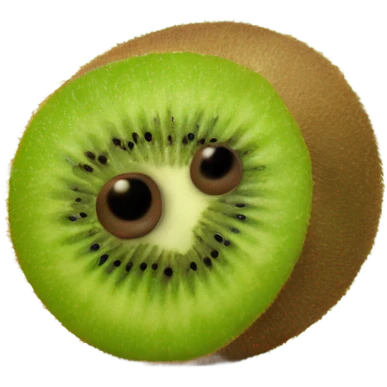 kiwi with kiwi eyes emoji