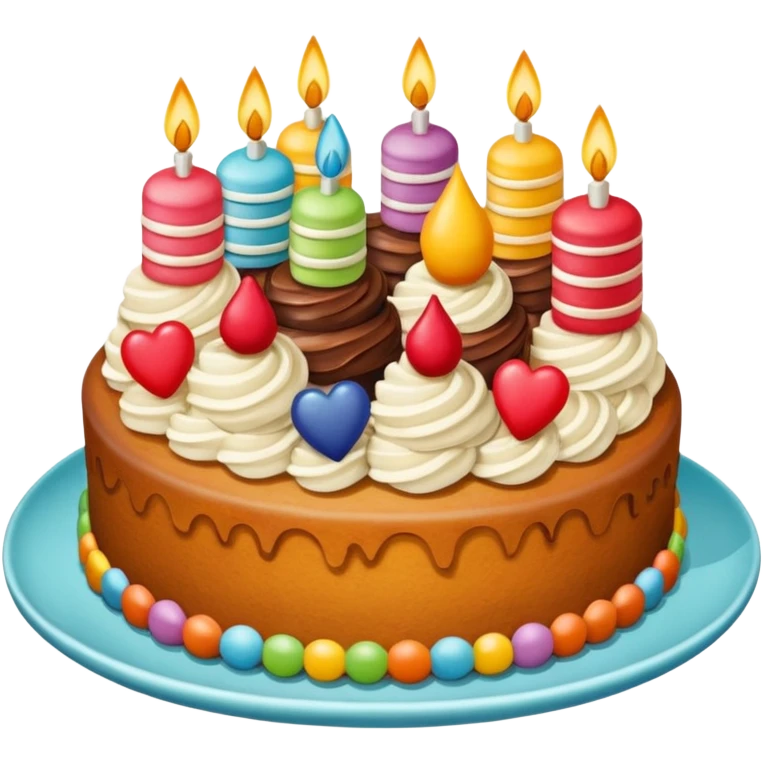 انواع کیک emoji