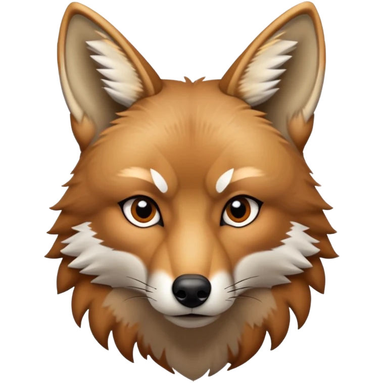 Coyote serious stare emoji