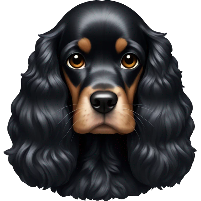 black american cocker emoji