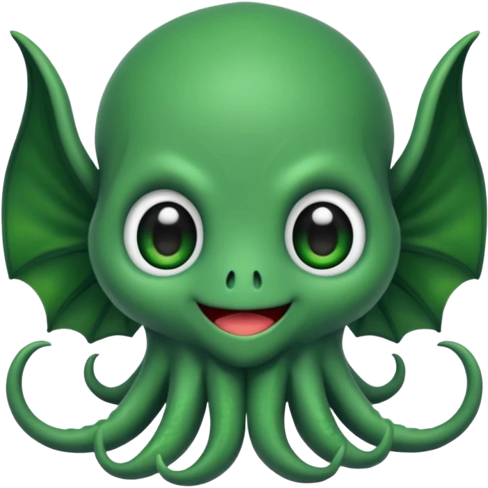 cute chibi ctulhu emoji