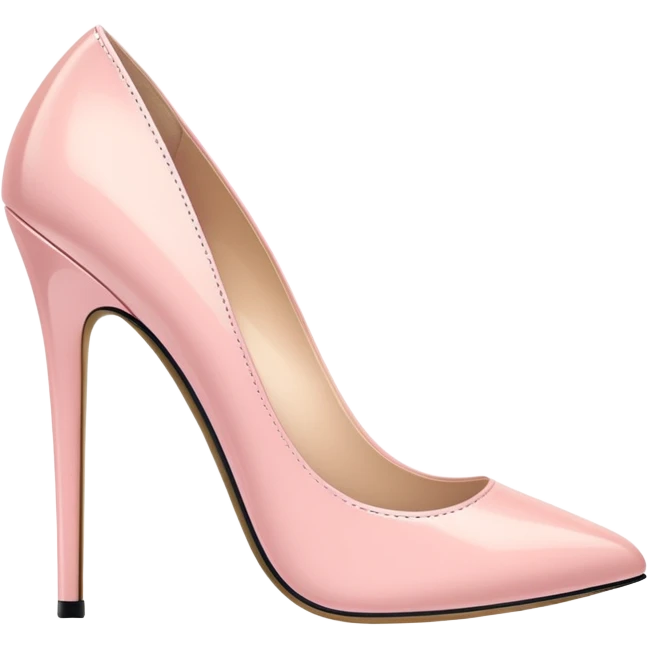 light pink heel emoji