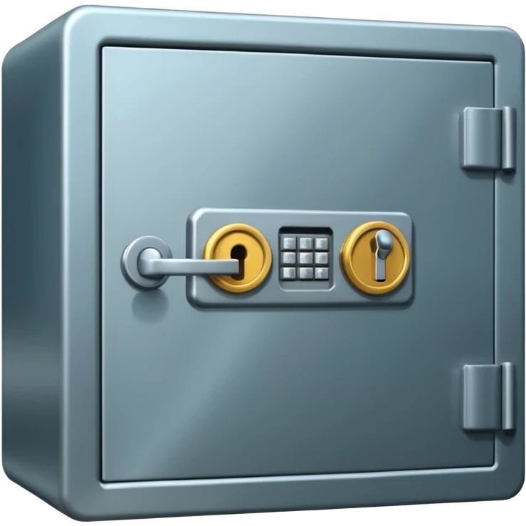 safe deposit box in a bank emoji