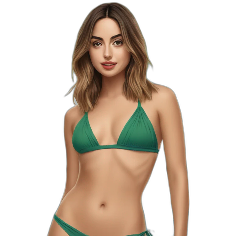 Ana de Armas in bikini emoji