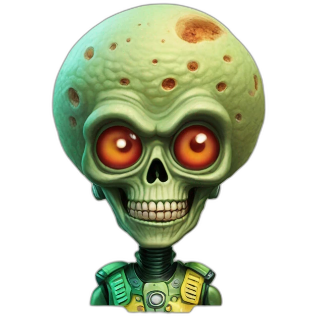 Mars Attacks Martian emoji