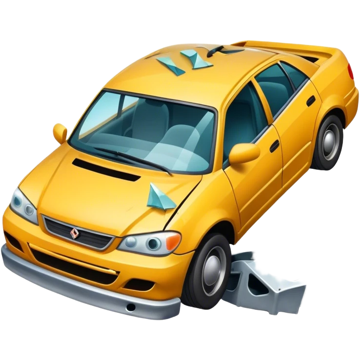 Car crash emoji
